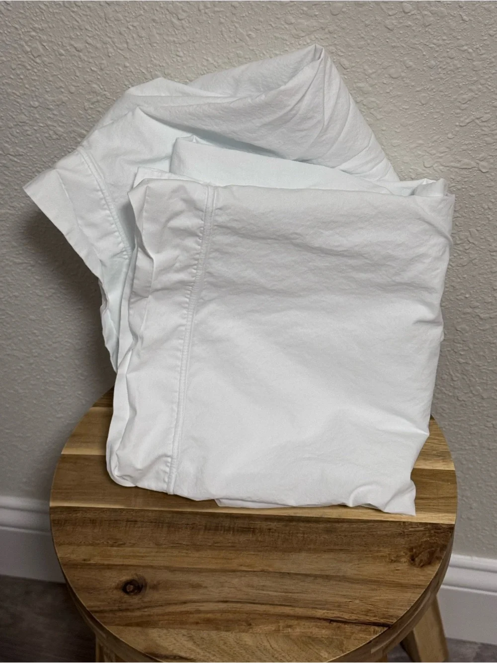 Frette One Bourdon White King Pillowcase Pair - Made in Portugal